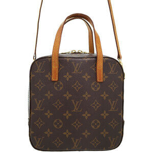 Louis Vuitton Monogram Leather Brown Spontini Bag